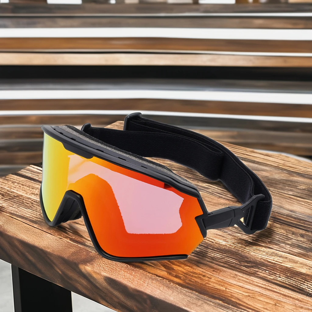 Luxury 2024 Military Blue and Red Sports glasses for Men Women Polarized PC Frame Eyewear Cycling