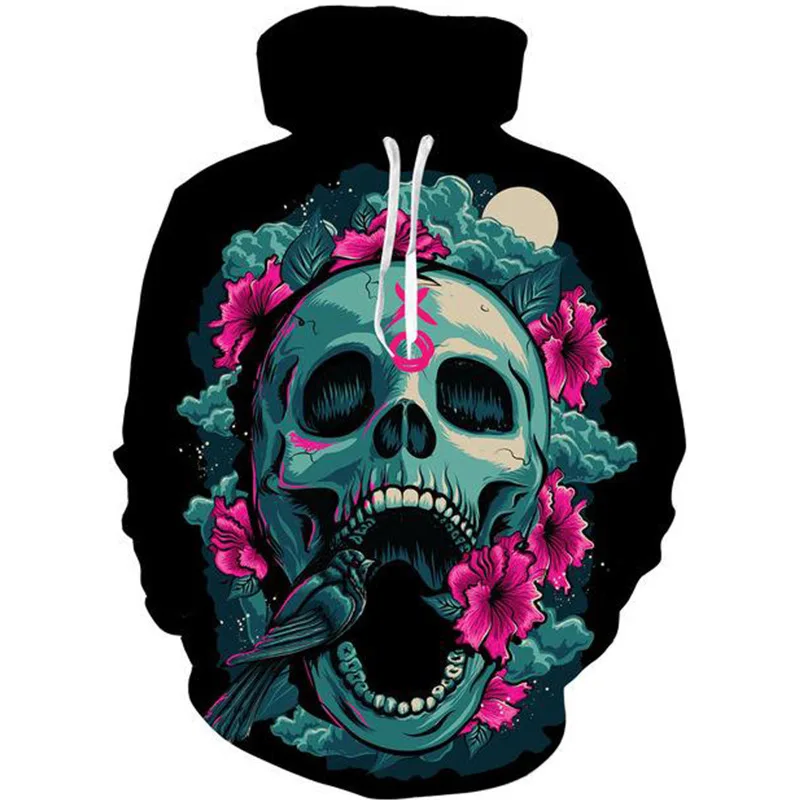 Fitspi European American New Halloween 3d Digital Printed Hoodie Hoodie Wholesale