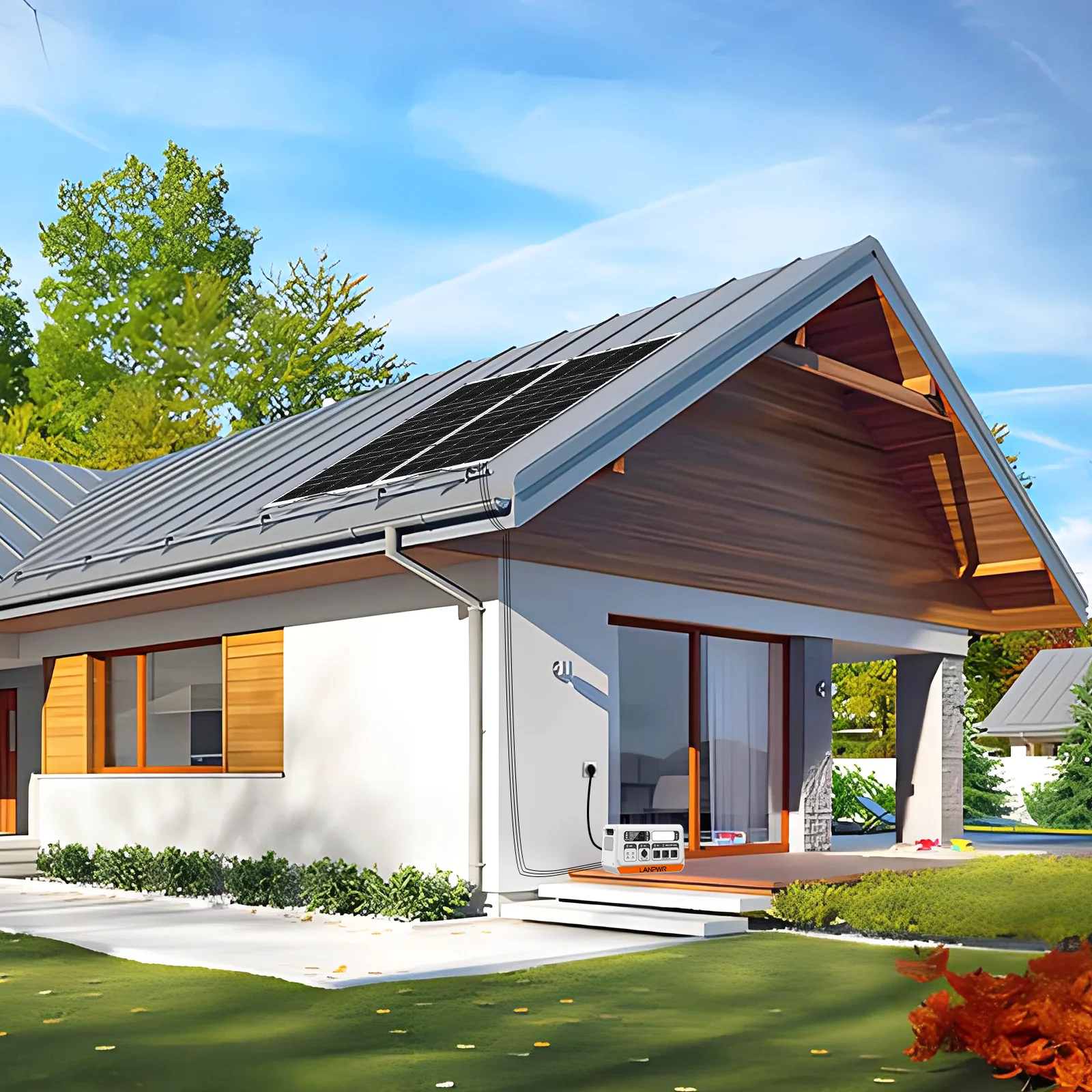 Система хранения балконных батарей 2200 Вт 2048Wh