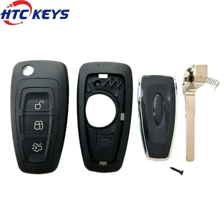 Top quality car key cover 3 Button Refit Original key shell for f-ord Silca: HU101