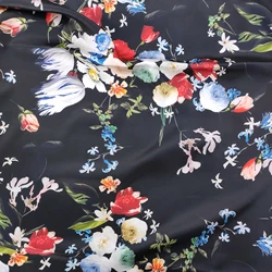 Wholesale Factory Digital Printing Silk Fabric Real Taffeta Silk Fabrics