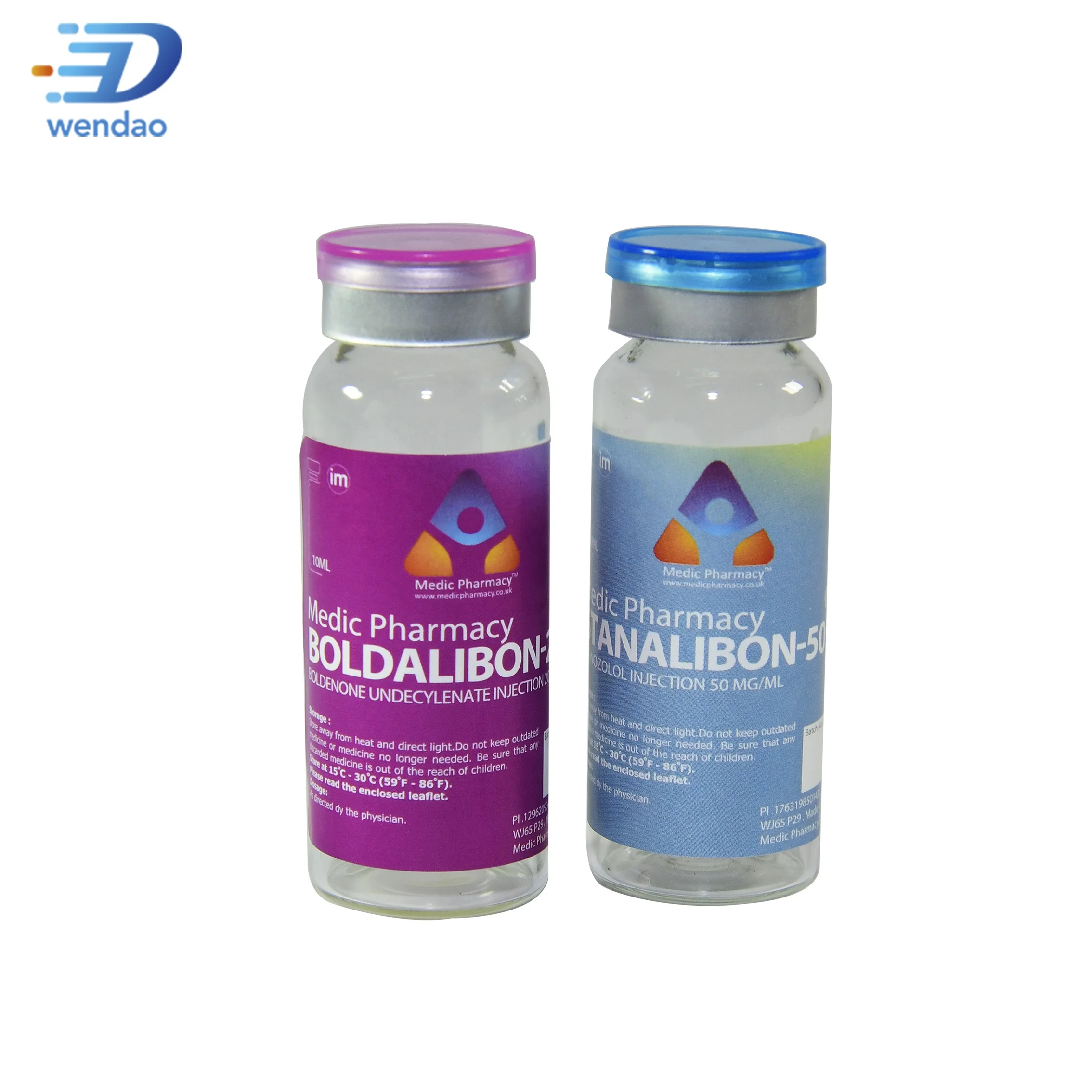 Clear Amber Injection 10ml Medicine Vial Glass