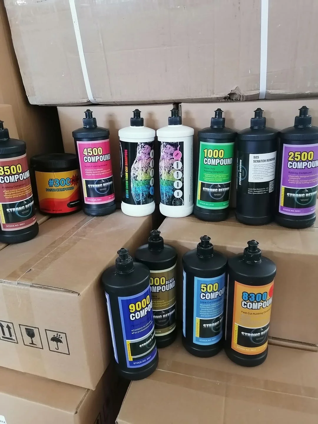 water based and Silicone Free polish compound rubbing compound for car paint refresh and paint correction
