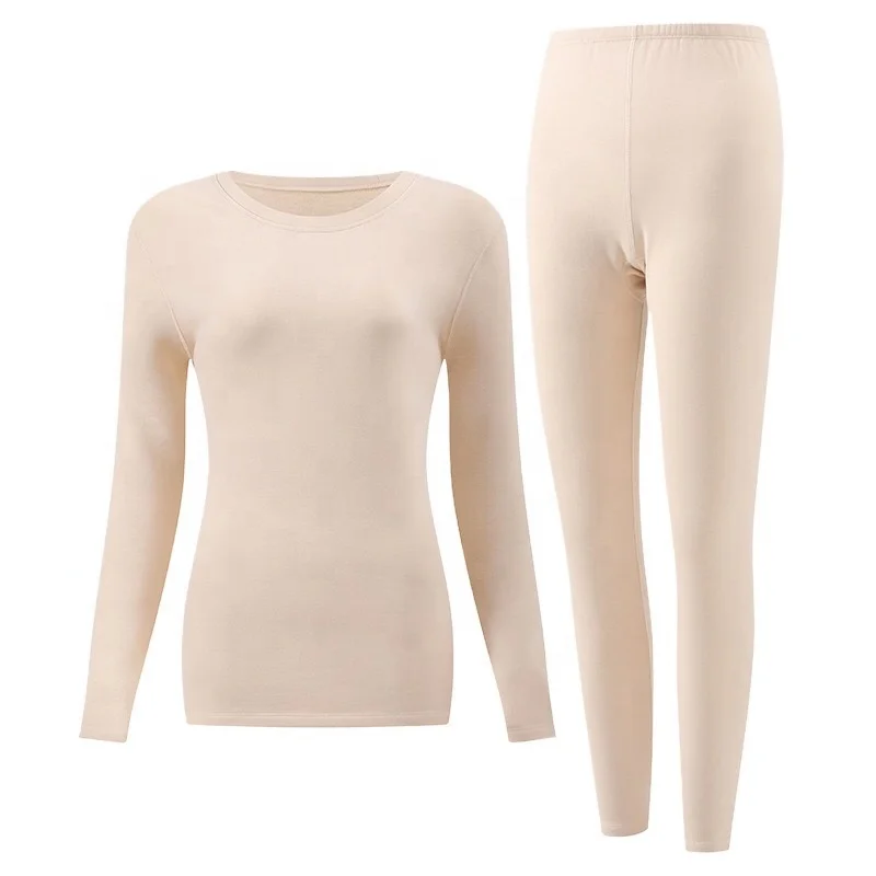 Thermal long Johns 100% mulberry silk for men and women thick underwear set