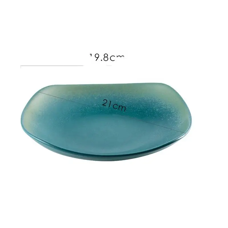 Factory price hot selling 10 inch modern irregular dinner plates porcelain plate ceramic dinnerware plate  for restaurant