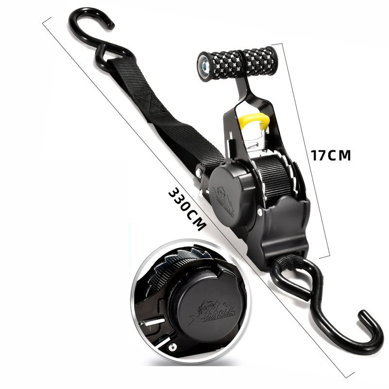 Заводские продажи, 1 дюйм, 1500 фунтов, автомобильные втягивающие ремни с храповым механизмом, выдвижные ремни с крючками