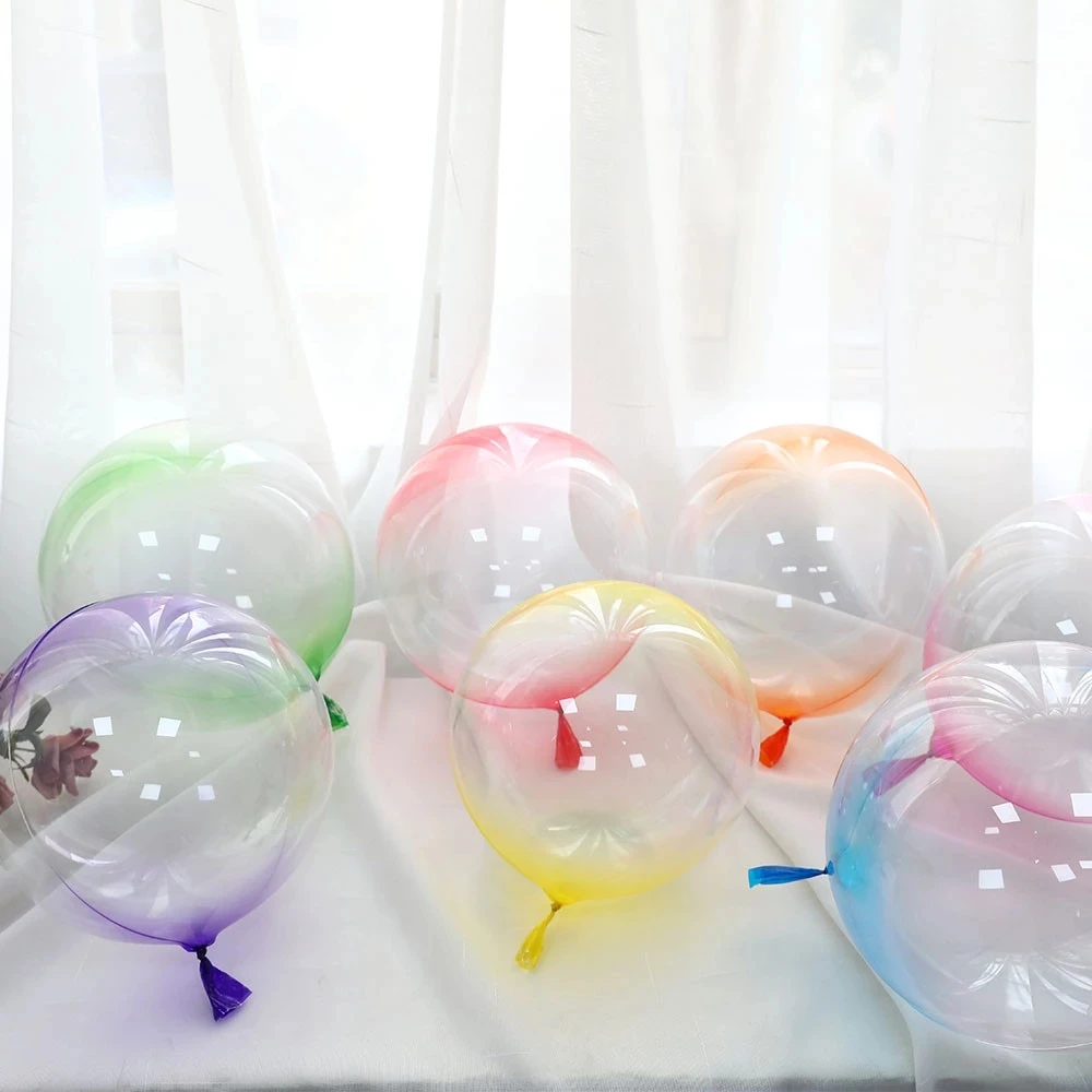 Creative Design Clouds Bobo Ball 18inches Large Transparent Party Decor Bubble Balloon