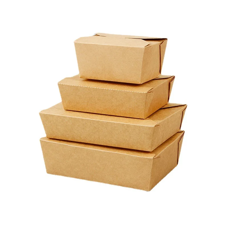 
Disposable Custom Printed Kraft Lunch Food Paper Box For Food 