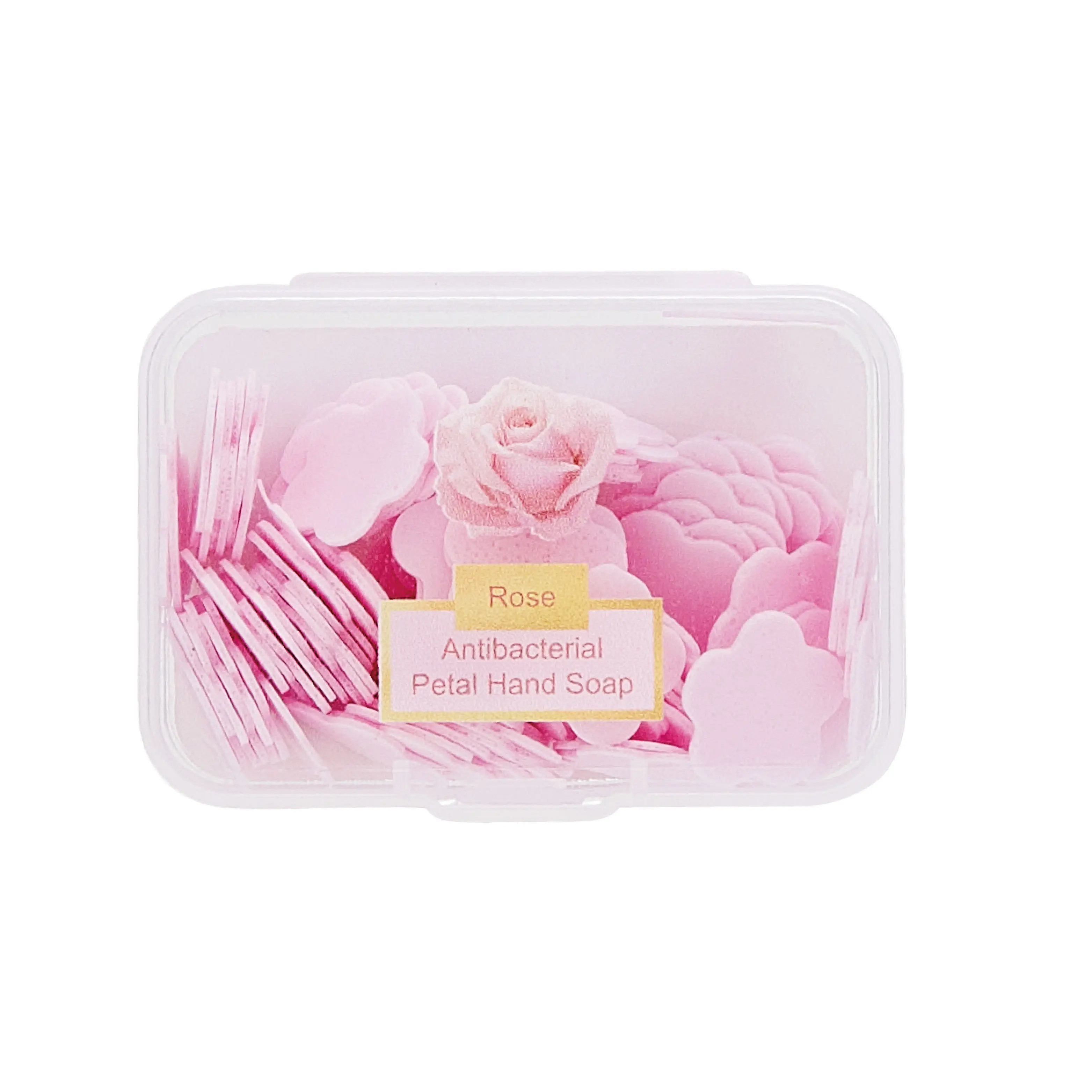 Wholesale Portable Hand Washing Paper Soap Sheets Petal Soap Paper Sheets Petal Confetti Soap Flake