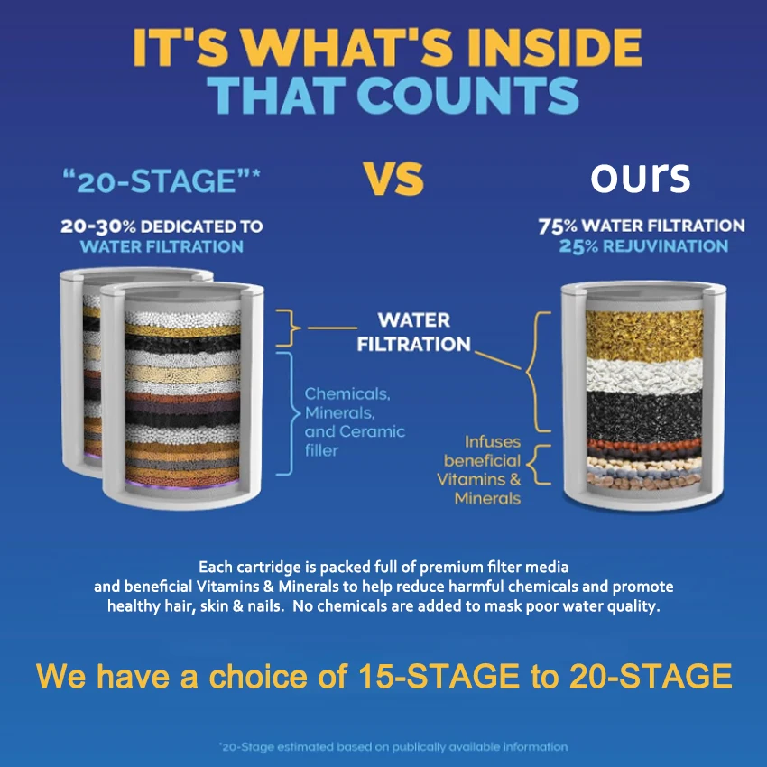 2024 Best Detachable Activated Carbon Block Cleaning Mini Vitarain Filtro Ducha Shower Filter For Hair For Chlorine And Fluoride