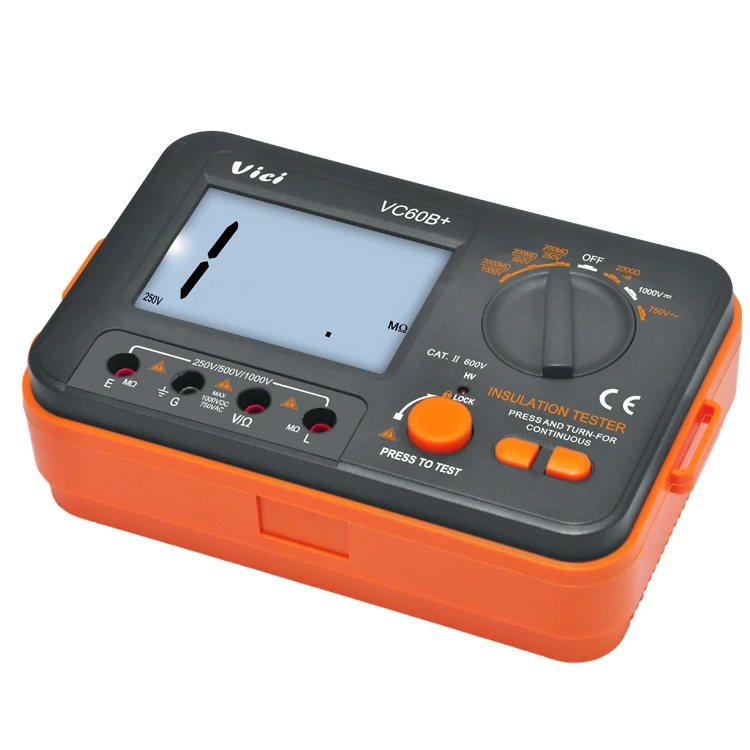 VC60B+ Electrical Digital Instrument Isolation Megger Tester