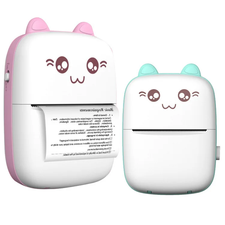 Hot Sale Portable Mini Thermal Printer Thermal Paper Photo Pocket BT Printer 58mm Memo Label Printing C9