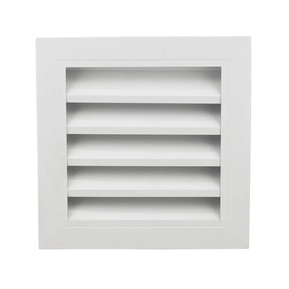 Ventilation waterproof aluminum fixed louver fence window air vent