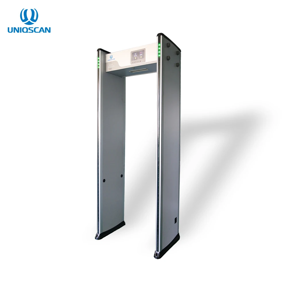 Wholesale Price Walk Through Metal Detector Security Gate 12 Zone Walk Through Temperature  Metal Detector