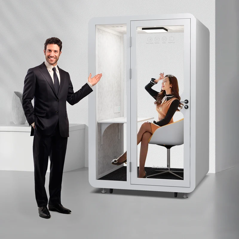 Movable Sound Proof Cabin Portable Diy Soundproof Drum Office Telephone Phone Booth For Sale