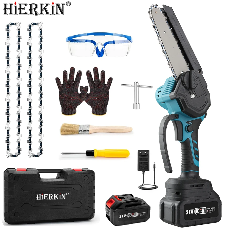 HEK-C105 Amazon hot sale cordless mini chainsaw woodworking chainsaws professional chain saw for wood cutting motosierra