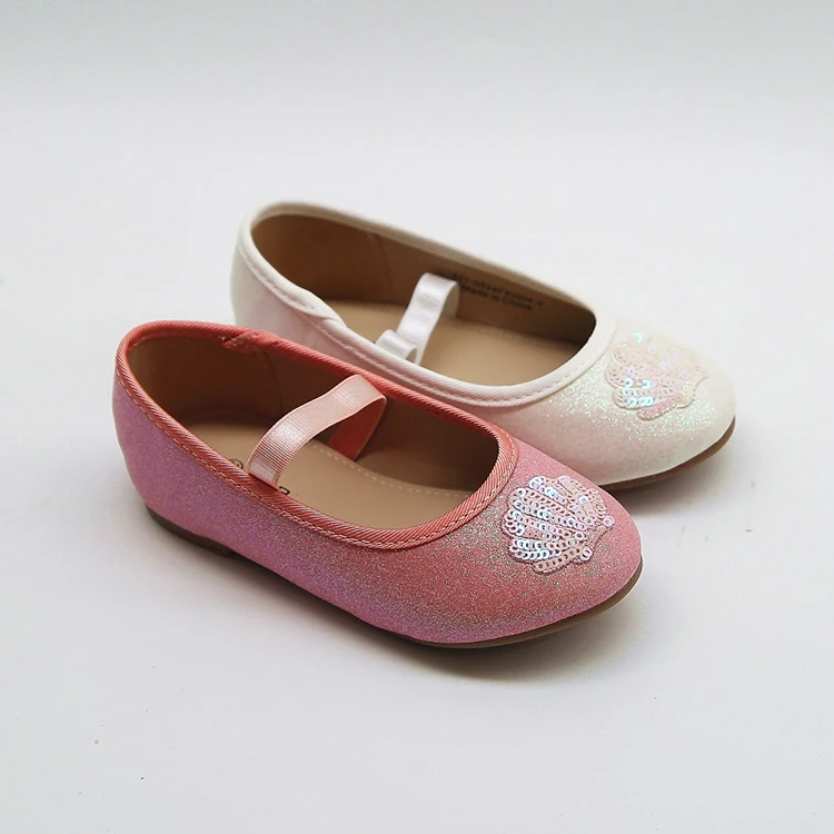 china supplier lovely butterfly pumps fancy cute school dress shoes for girls