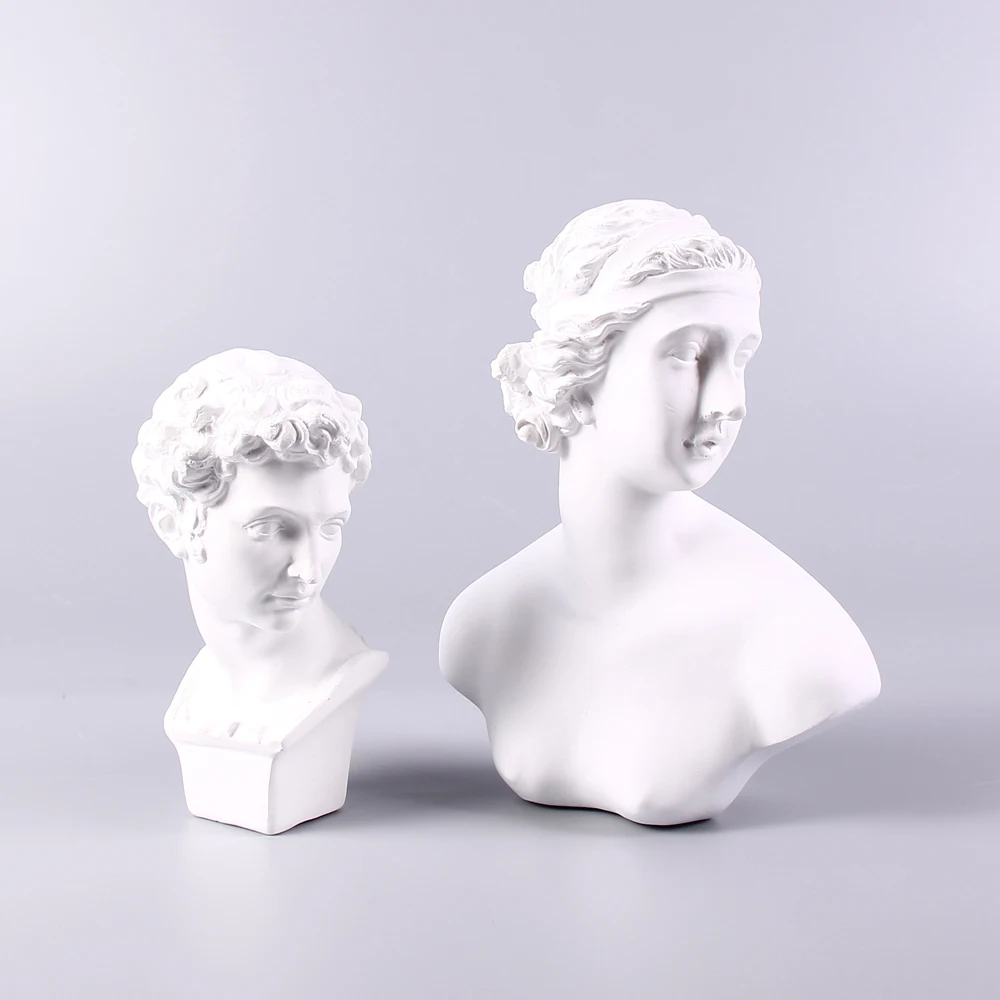 Creative Sculpture Decoration Modern Figure Ornament High Quality Women Jewelry Rack Indoor Resin Craft Home Decor