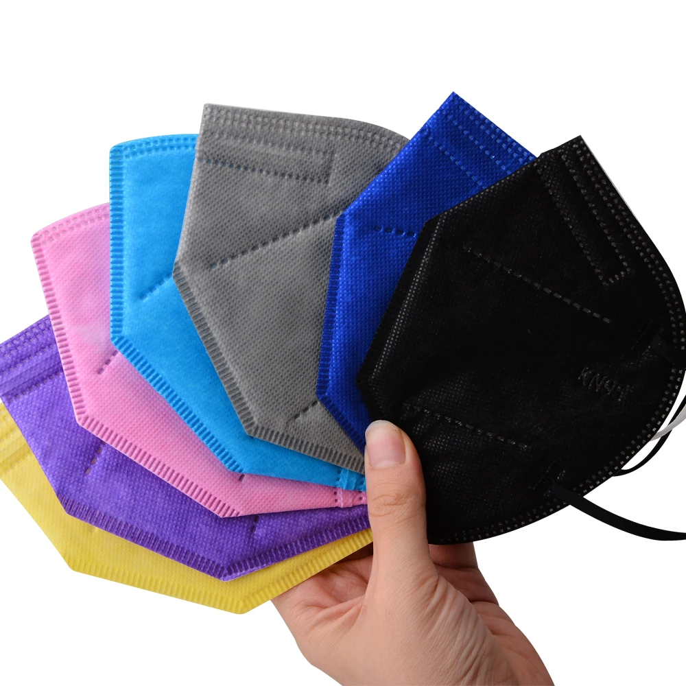 Color Box Packing Ready To Ship EN149 CE Zertifikat Mascarillasill Kn95 ffp3 face mask ffp2 masken