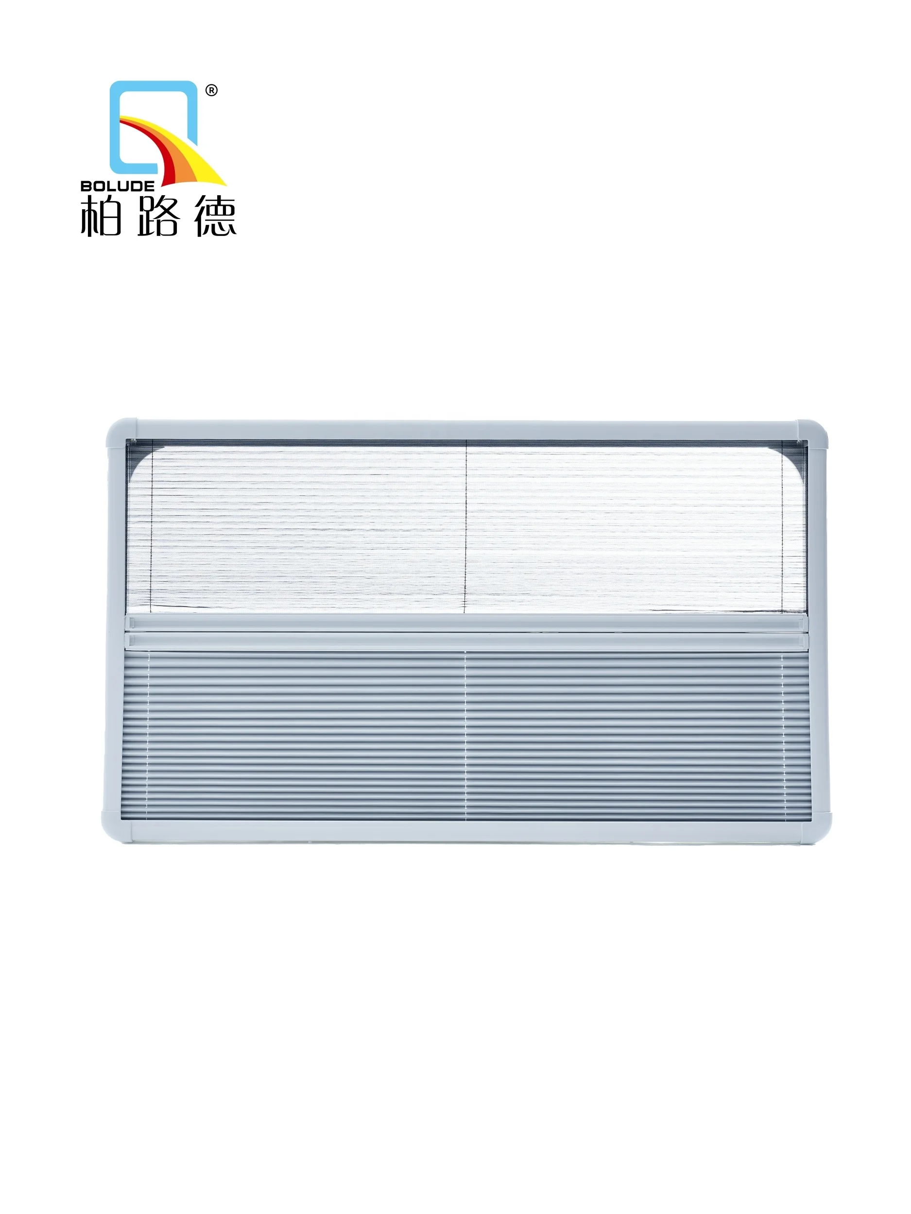 BOLUDE Modern Aluminium RV Window Roller Square Corners with EMARK DOT Square Corner Motorhome Caravan