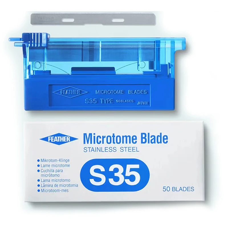 Перо одноразовые лезвия microtome S35