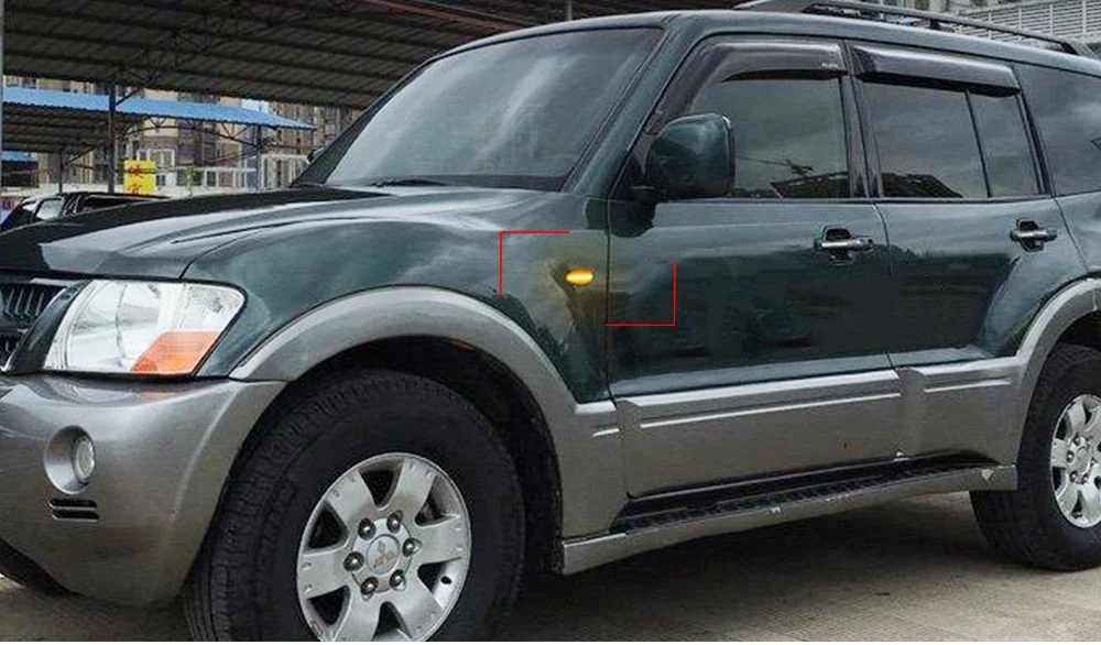 LED Dynamic Side Marker Lights Arrow Turn Signal Lamps For Mitsubishi Pajero Sport K9 Galant Outlander Lancer Freeca I-Miev
