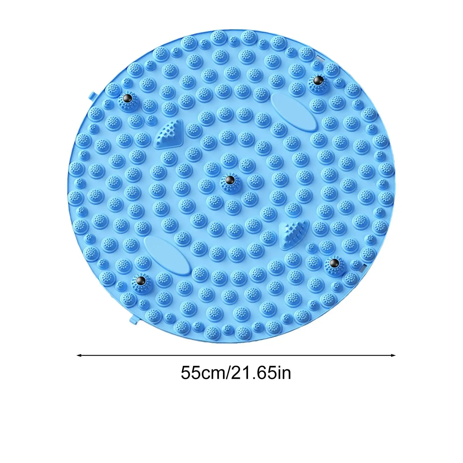 Anti Fatigue Walk Stone Acupoint Mat Particle 38/55CM Portable Massage Tool for Walking Relaxation Massage Mat Feet Massage Pad