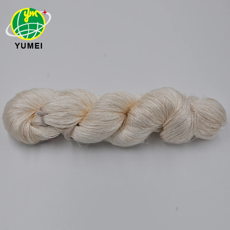 4A 5A 100% Natural Mulberry Silk Yarn High Quality filament knitting silk yarn undyed weaving carpet yarn