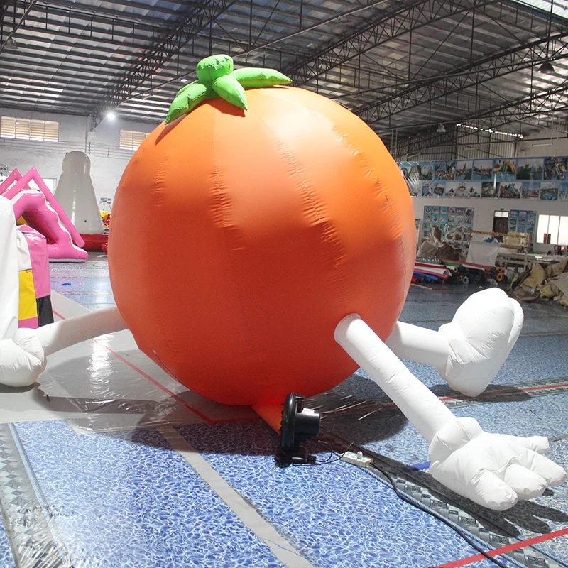 inflatable cartoon characters balloon toys giant inflatable orange man cartoon model advertising toy