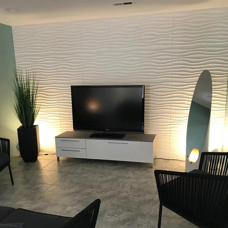30x30cm Decorative 3D Wall Panels in Diamond Design Matt White Wallpaper Mural Tile-Panel-Mold 90s aesthetic room deco