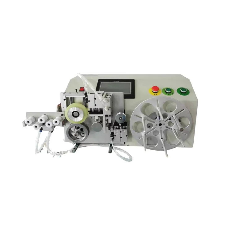 Factory Supply Wire Cable  Full Automatic Cutting Coiling Machine Wire Twist Tie Machine with Meter Counting Cheap Price