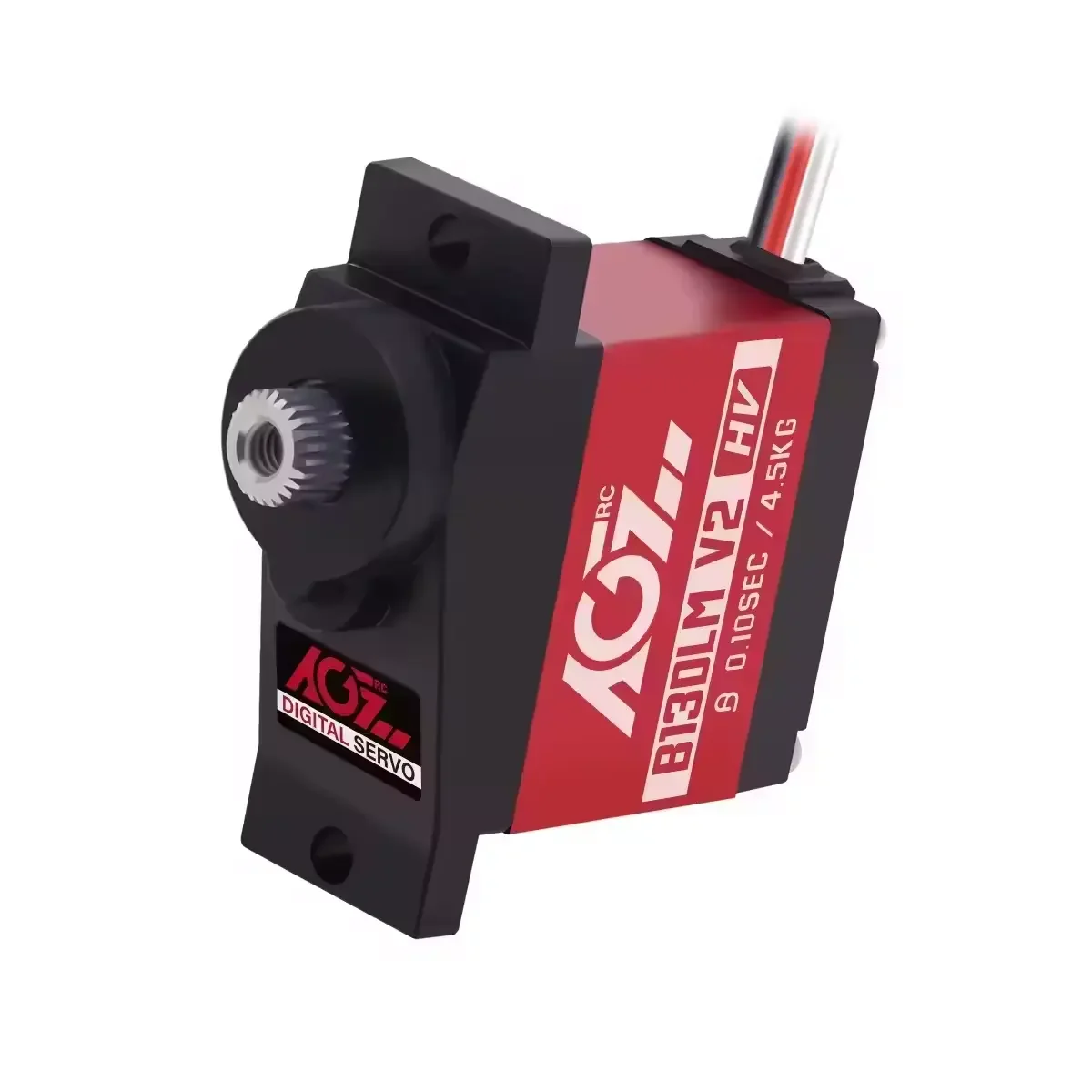 AGFRC B13DLM V2 HV 4 5 кг Привет крутящий момент 0 10 сек DC мотор титановая Шестерня цифровой программируемый Небольшой серводвигатель для радиоуправляемого мини-автомобиля
