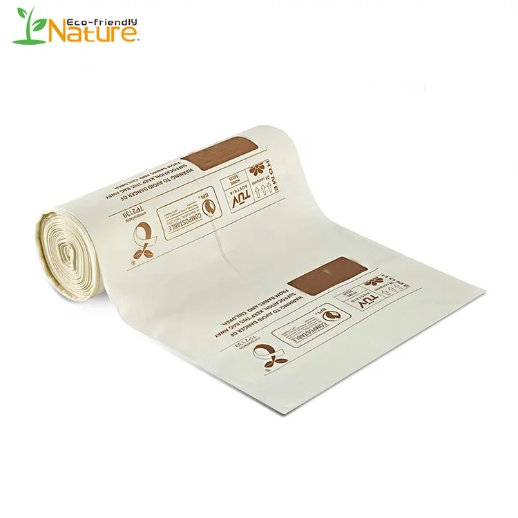 OK Compostable Eco Friendly Home Compostable Eco Rubbish Trash Garbage Bags