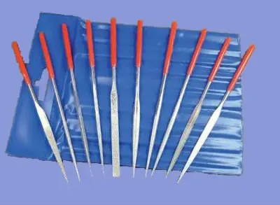 file needle set 160mm 180mm diamond files 2.35mm shank manufactures jewelry making  jewelry removal 10pcs mini needle file set