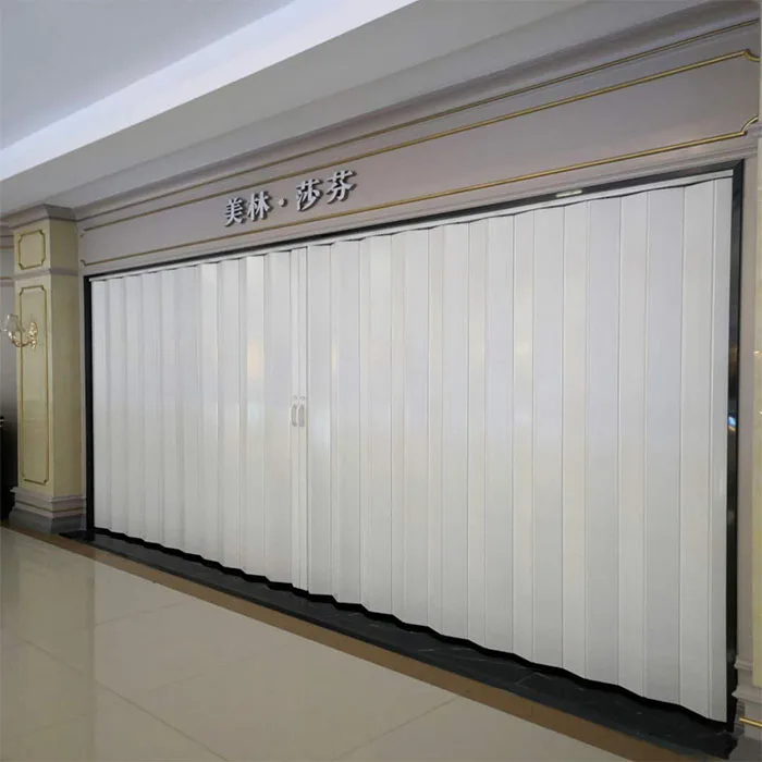 Cheap Polycarbonate Aluminum PVC Sliding Door Plastic Accordion Doors