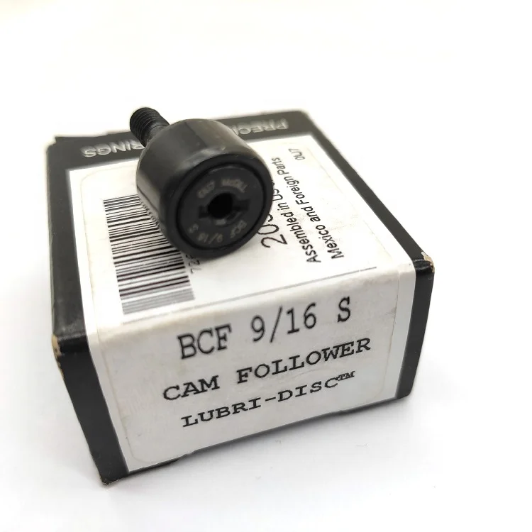 MCGILL cam follower bearing BCF 9/16 S stud type crowned cam follower bearing BCF 9/16 S