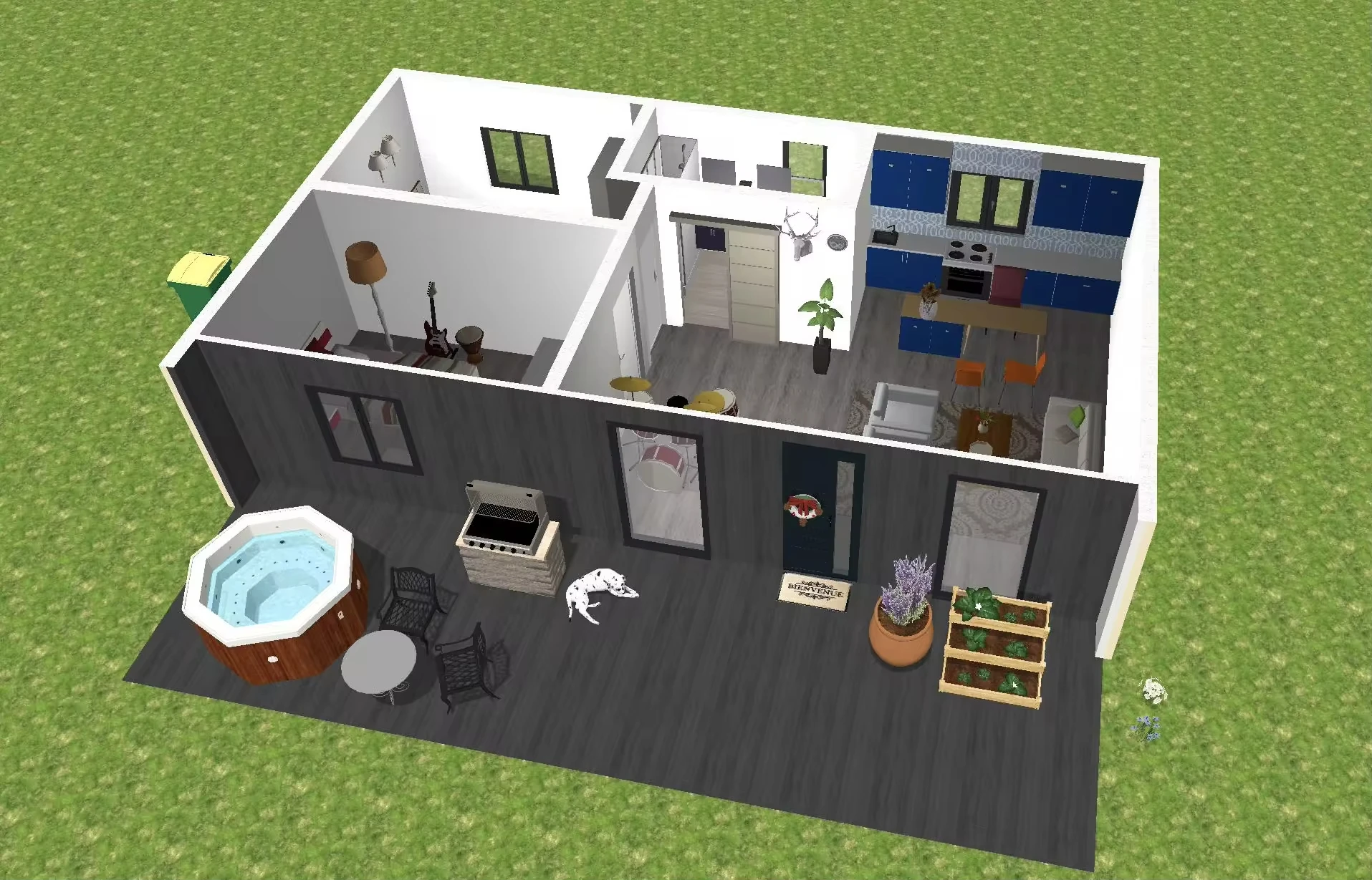 New design prefab portable house structure expandable prefab container home house