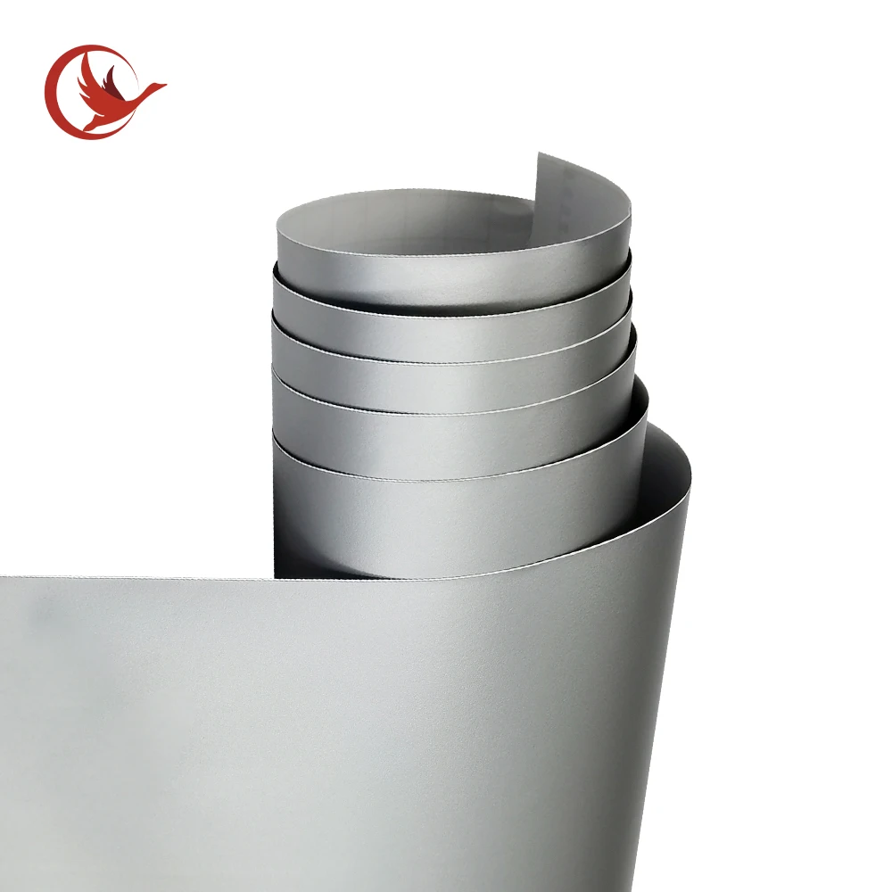 Smooth matte chrome gold silver self-adhesive colored vinyl for cutting plotters - Made in China-
