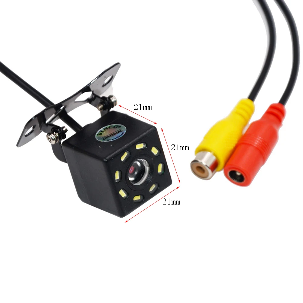 4.3 Inch Car Mirror Monitor Vehicle Rear View Reverse Backup Car Led Camera Video Parking System Easy Installation