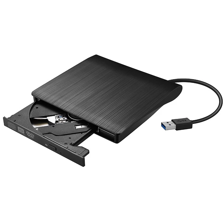 External DVD ROM Optical Drive USB 2.0 CD/DVD-ROM CD-RW Player Slim Portable Reader Recorder Portatil for Laptop