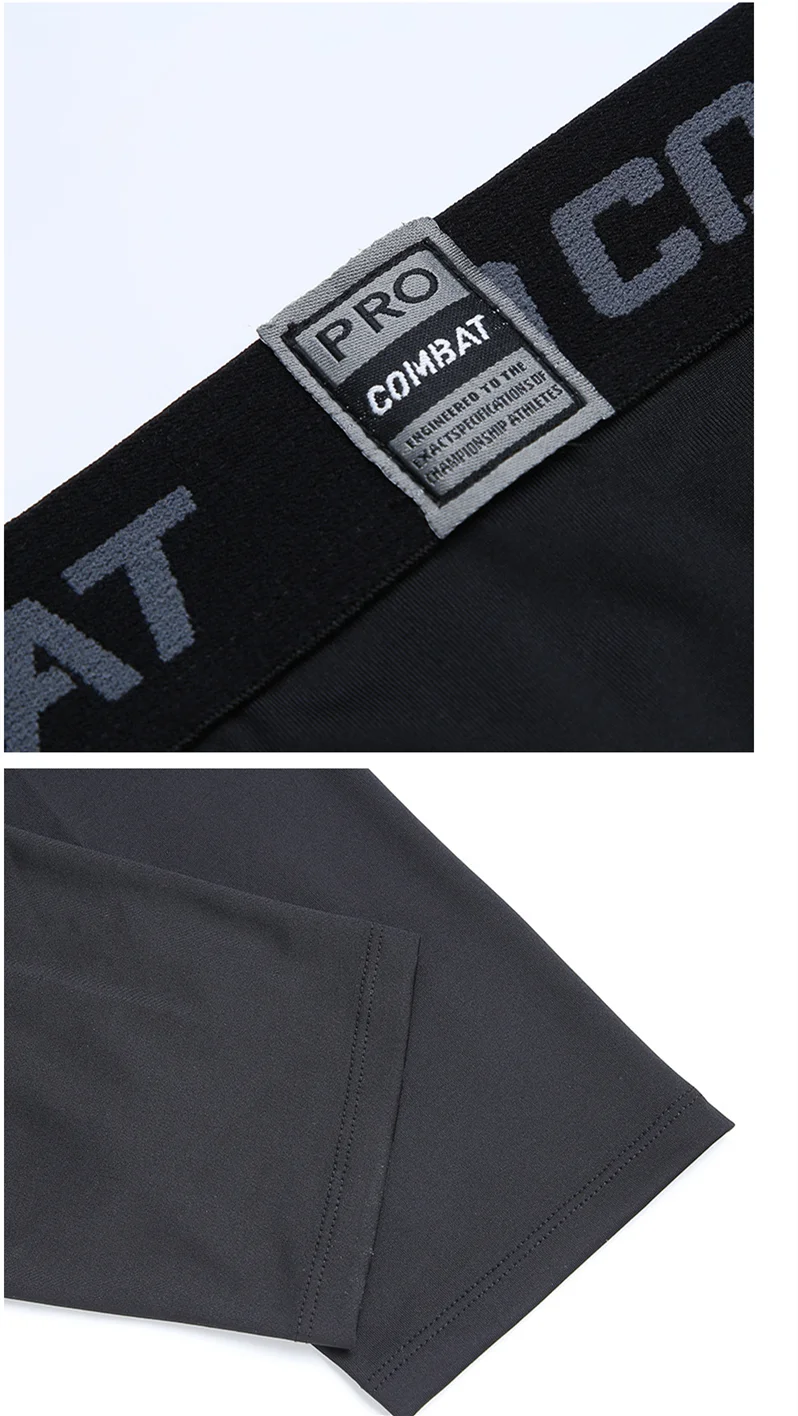 Plain Custom Fabric Clothing Athletic Running Sport Tights For Men Tights Men Running Gym Compression Tights Sports Wear