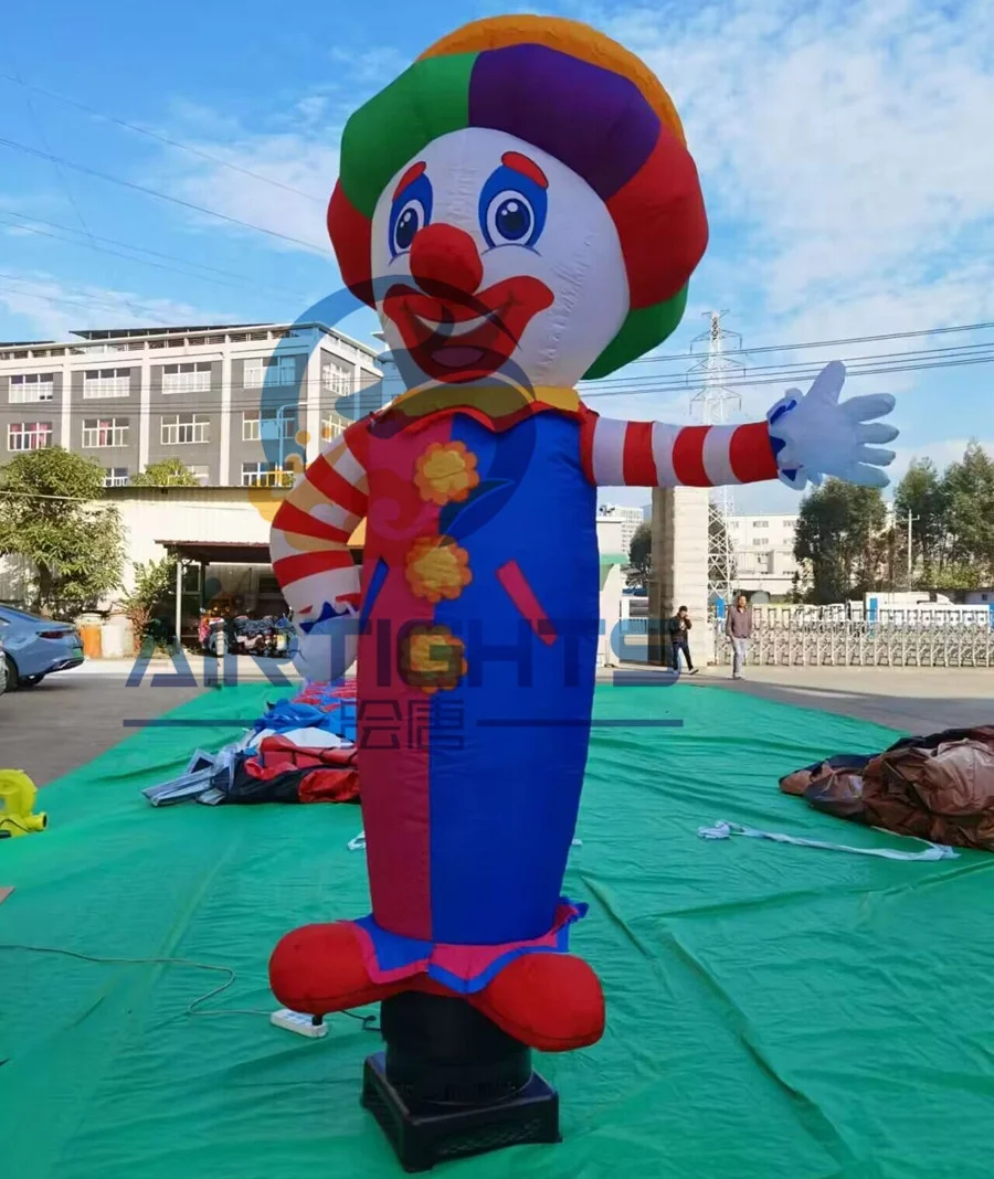 Factory Wholesale Price Attractive Clown Air Waver Waving Hand Inflatable Cartoon Air Dancer