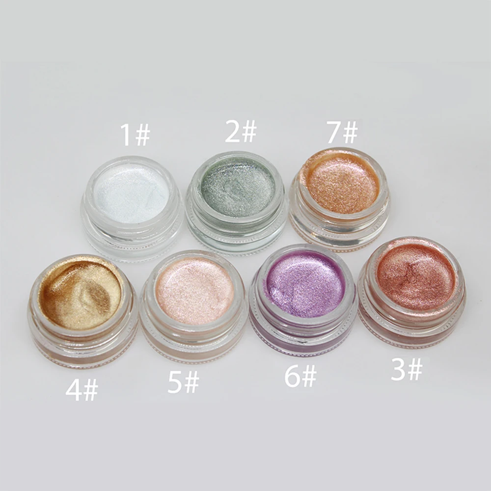 
Face Body Highlighter Jelly Gel Mermaid Eyeshadow Private Label Glow Body Glitter iluminador Gold Liquid Highlighter Jelly 