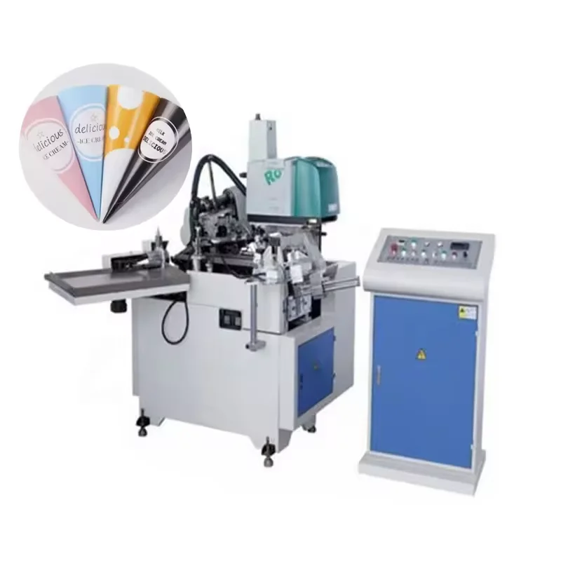 Ice cream paper cone sleeve forming machine