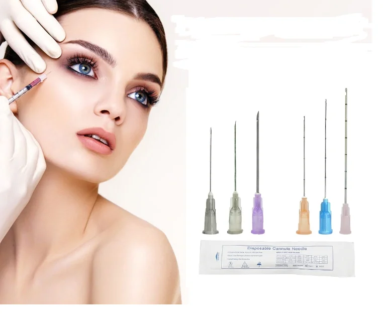 Blunt Micro Cannula 18 g 100 mm cannula needle 22g 26g 50mm for Dermal Filler