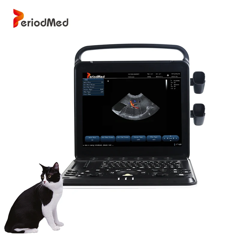 Periodmed hot sale color doppler handheld sonoscape trolley led screen  for veterinarian