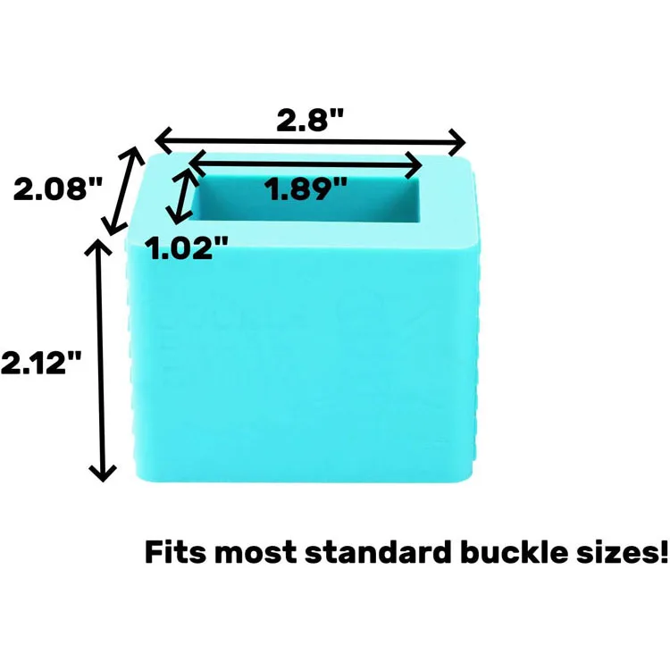 Unbreakable Soft Silicone Belt Buckle Holder Seat Belt Secure Buckle Safety Cover Lock