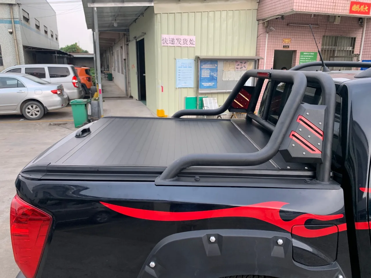 Pickup truck accessories bed tonneau cover roller lid for great wall POER gwm bt-50 dmax jac t8 SAIC maxus t60
