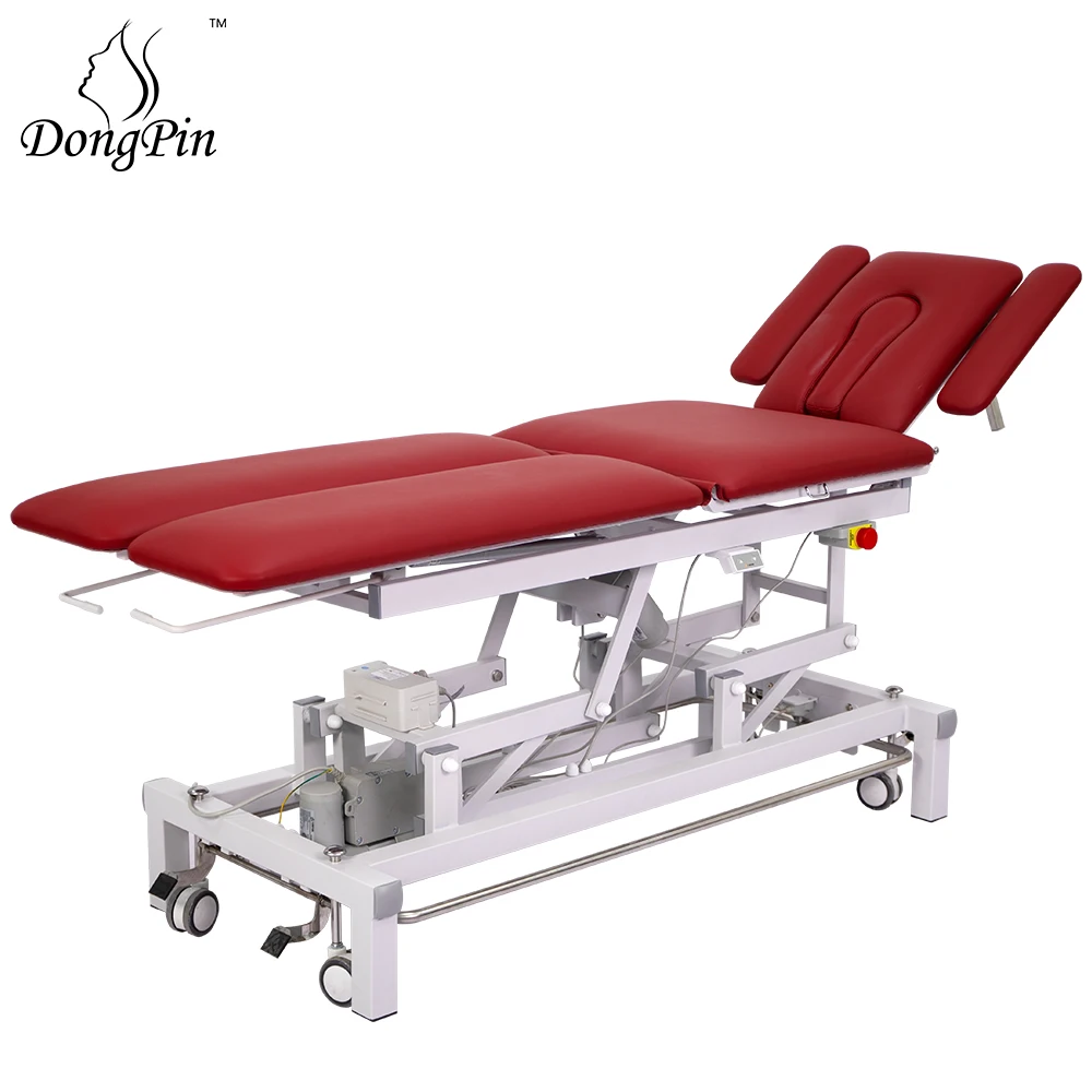 Foot Control Rehabilitation Beds 6 Section Physiotherapy Bed Electric Osteopathic Treatment Table Medical Bed
