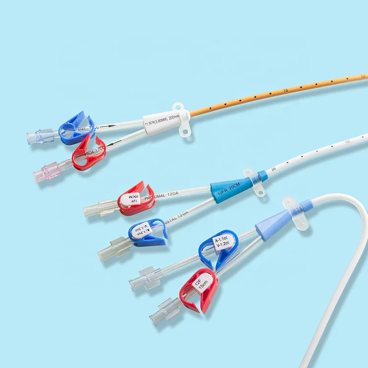 Medical Hemodialysis care Kit/11.5FR/12FR double lumen hemodialysis catheter kits